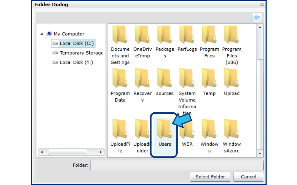 Import a Folder from Desktop Help Center