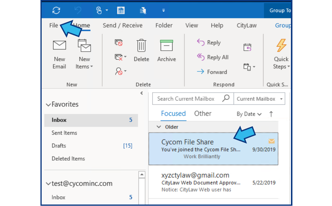 Import an Email – Cycom Help Center
