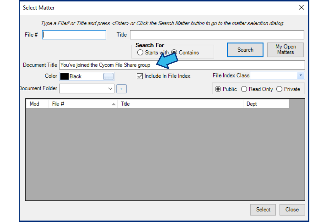 Exporter_Select_a_Matter_Title.png