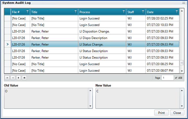 View And Print The Audit Log – Cycom Help Center